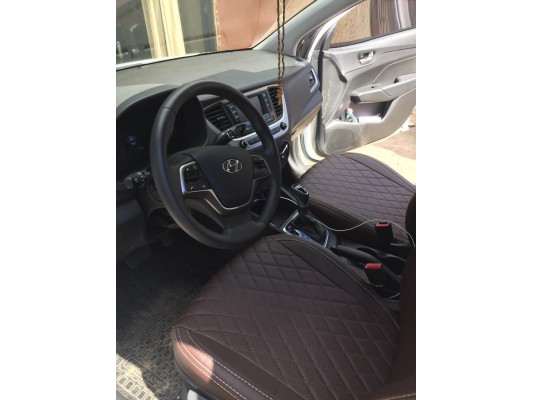 Авточехлы на Hyundai Solaris 2