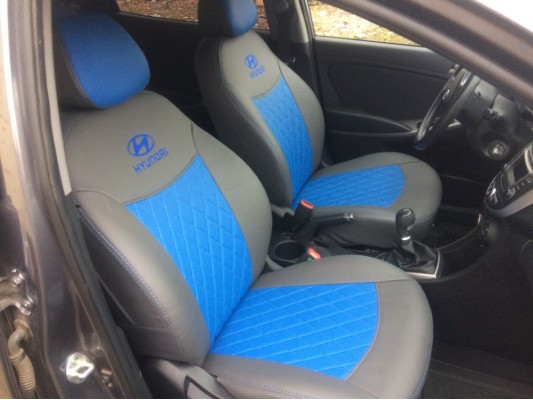 Авточехлы на Hyundai Solaris