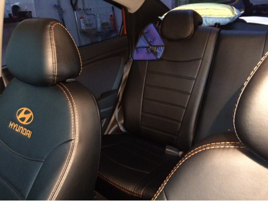 Авточехлы на Hyundai Solaris
