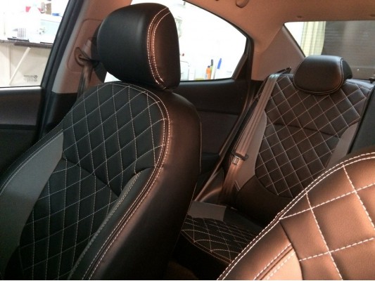 Каркасные авточехлы на KIA Rio 3 Каркасные авточехлы на KIA Rio 3