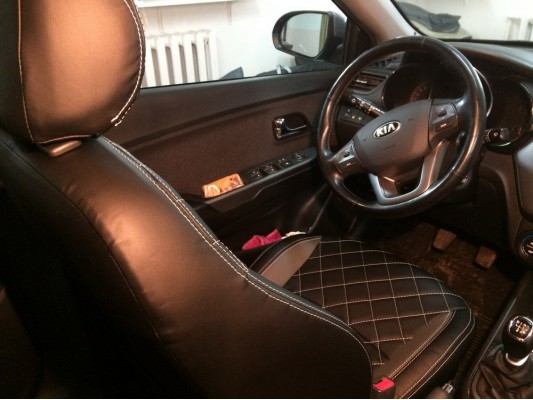 Каркасные авточехлы на KIA Rio 3 Каркасные авточехлы на KIA Rio 3